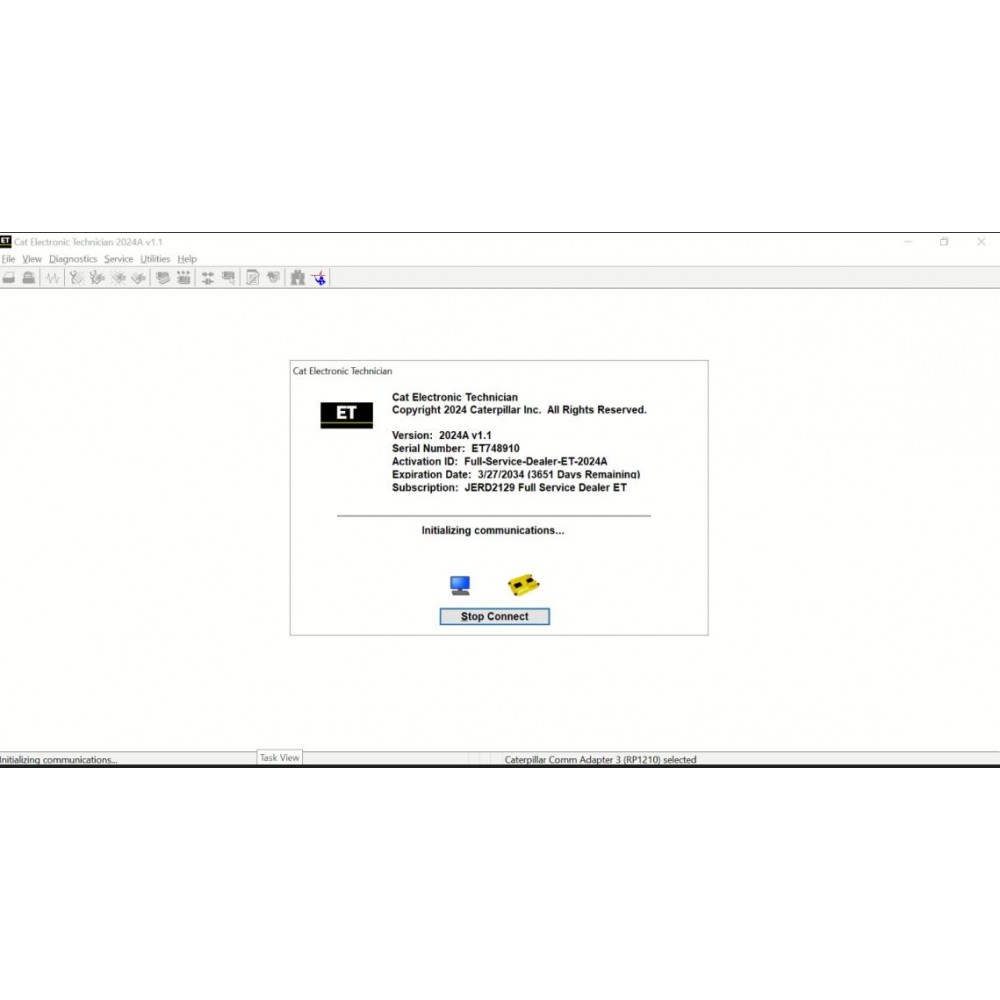 CAT ET 2024A 2023A 2019C Diagnostic Software for Caterpillar Machine