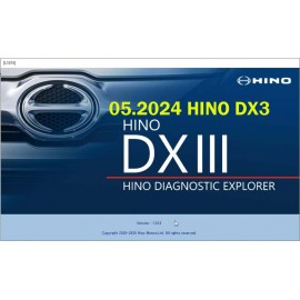 HINO DX3 DX III 1.24.3 HINO Truck Diagnostic Software 2024.05