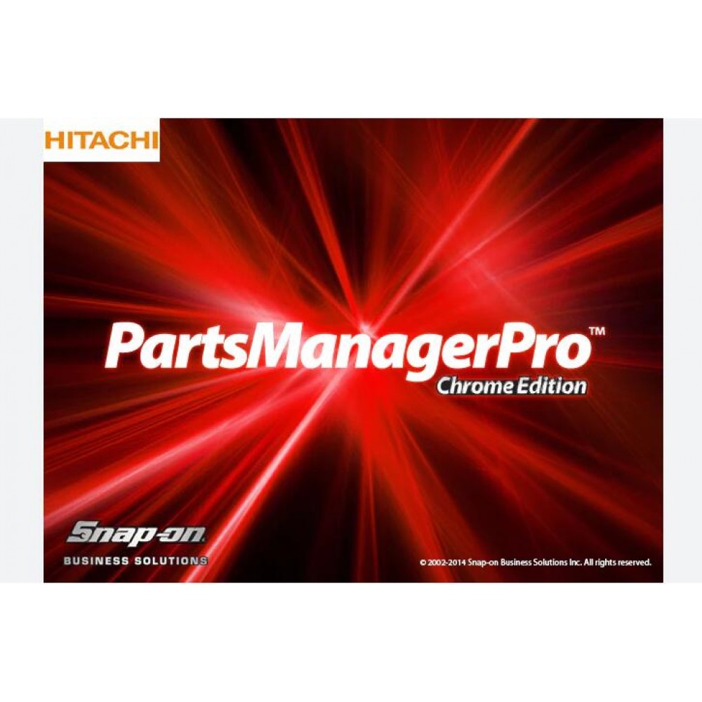 HITACHI Parts ManagerPro V6.5.5 Electrical Parts Catalogue 2016