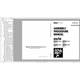 HITACHI ZX-7 Excavator Workshop Service Manual 2021 PDF