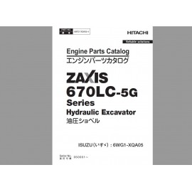 Hitachi ZX-5A ZX-5B ZX-5G Excavator Service Manuals PDF