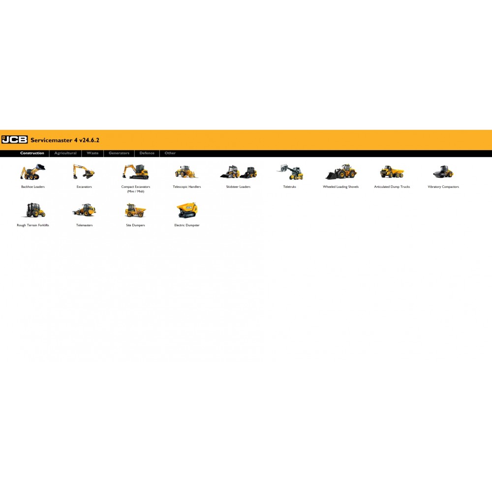 JCB ServiceMaster 4 24.6.2 Diagnostic Software 2024.07