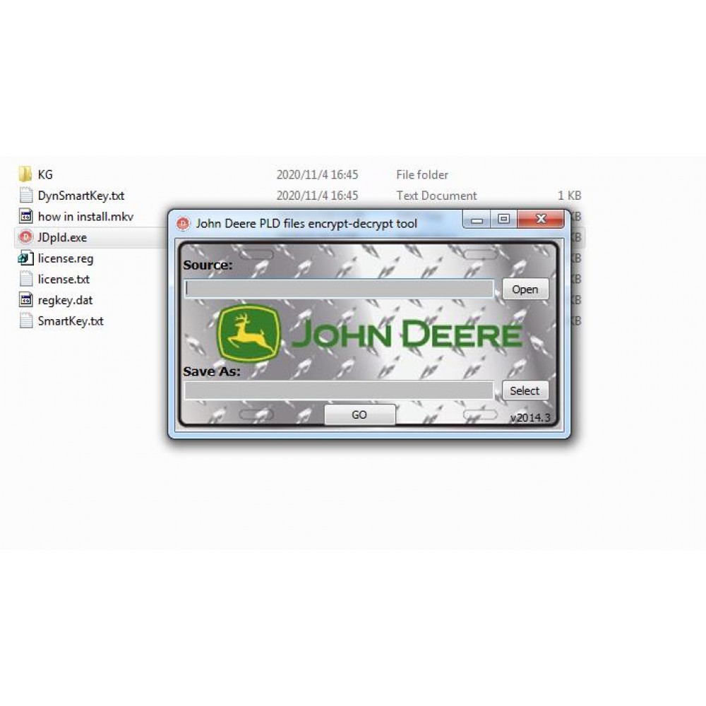 John Deere PayLoad Encryptor/Decryptor+How to Install Guide