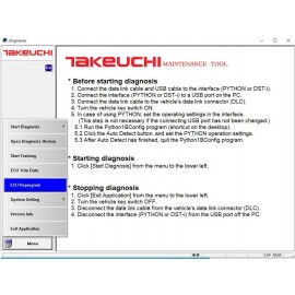Kubota Takeuchi Diagmaster 22.08.01 Diagnostic Software 2022