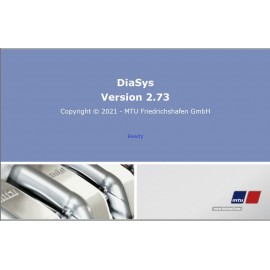 MTU DiaSys 2.73 MTU Engine Diagnostic Software 2021